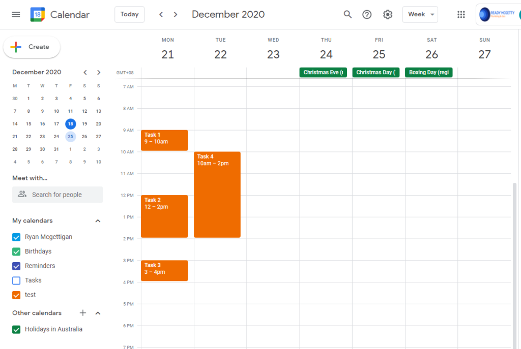 Simple Calendar - Week and Day View Issue - Basil's Tech Diary